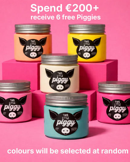 January Promotion- Spend €200-€499.99 - Receive 6 Free Piggies