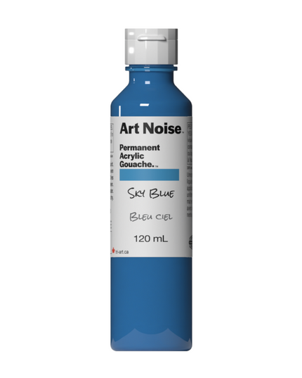 Kunstrauschen: Himmelblau