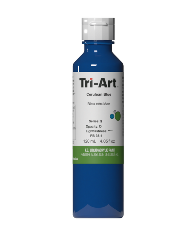 Tri-Art Flüssigacrylfarbe: Ceruleanblau