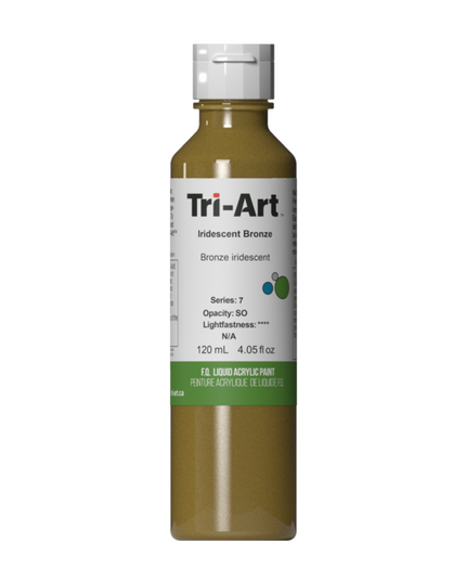 Tri-Art Flüssigacrylfarbe: Irisierendes Bronze