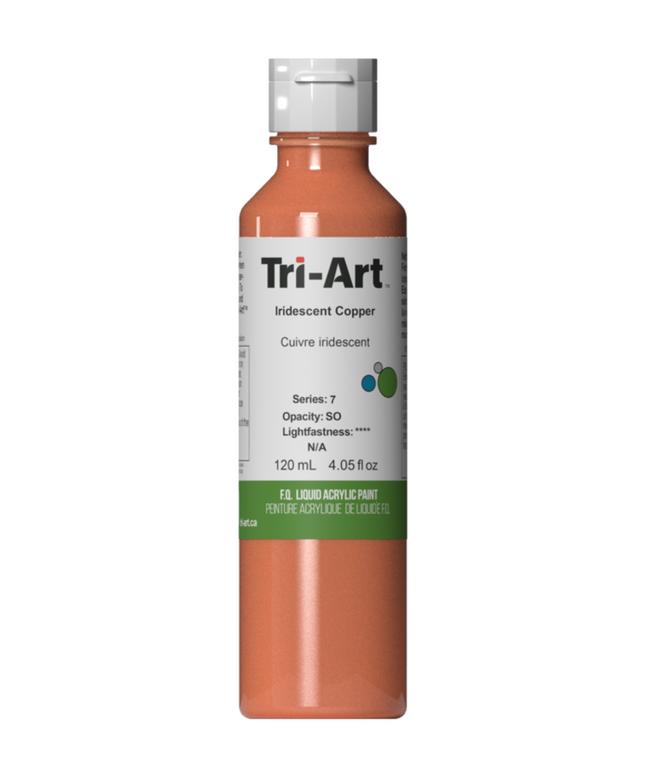 Tri-Art Flüssigacrylfarbe: Irisierendes Kupfer