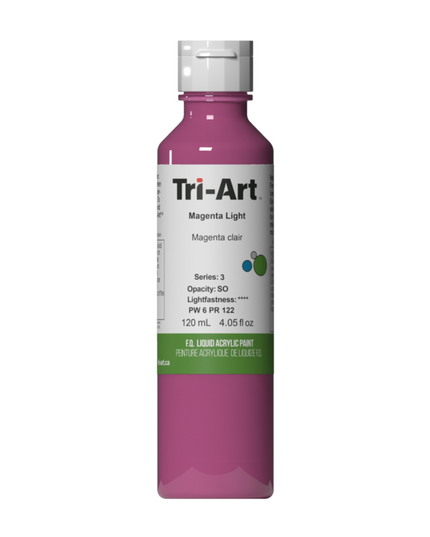 Tri-Art Flüssigacrylfarbe: Magenta Light
