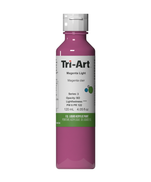 Tri-Art Flüssigacrylfarbe: Magenta Light