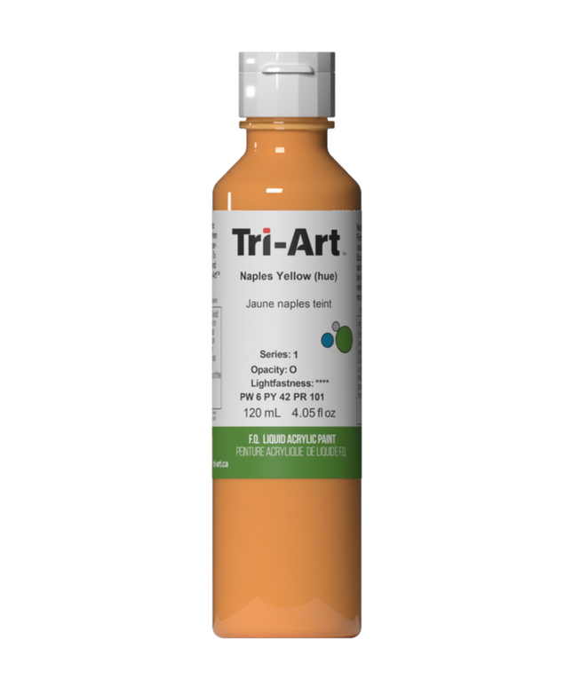 Tri-Art Flüssigacrylfarbe: Neapelgelb (Farbton)
