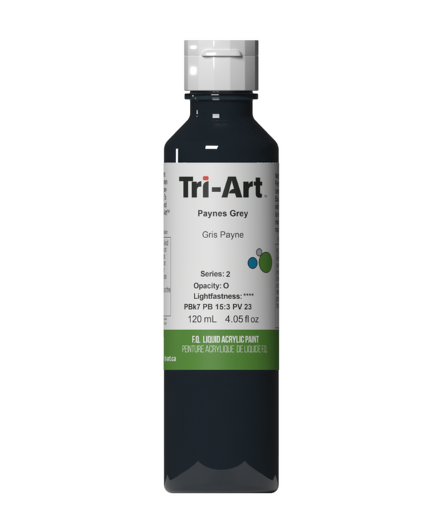 Tri-Art Flüssigacrylfarbe: Paynesgrau