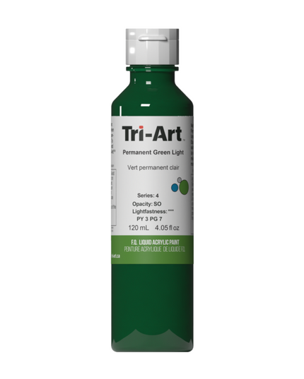 Tri-Art Flüssigacrylfarbe: Permanentes Grünlicht