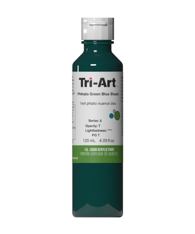 Tri-Art Flüssigacrylfarbe: Phthalogrünblauer Farbton