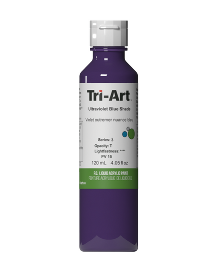 Tri-Art Flüssigacrylfarbe: Ultramarinviolett BS