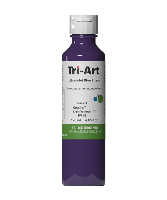 Tri-Art Flüssigacrylfarbe: Ultramarinviolett BS