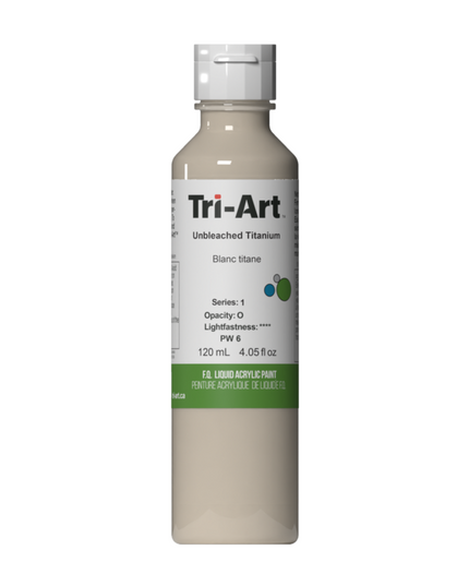 Tri-Art Flüssigacrylfarbe: Ungebleichtes Titan