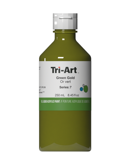 Tri-Art Flüssigacrylfarbe: Grüngold