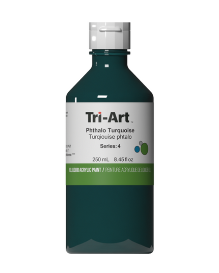 Tri-Art Flüssigacrylfarbe: Phthalo-Türkis