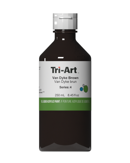 Tri-Art Flüssigacrylfarbe: Van Dyke Braun