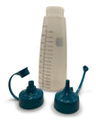 1 x 500 ML Pouring Medium Squeeze Bottle (2 lids included)