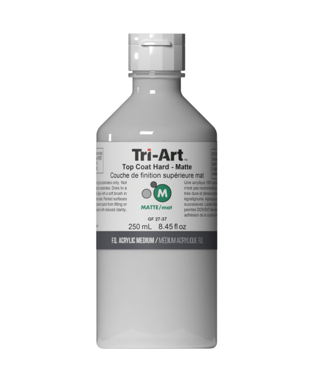 Tri-Art Medium : Top Coat Hard Matte